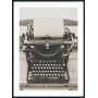 Posterworld - Motiv Skrivemaskine - 50 x 70 cm