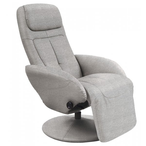 Berit recliner lnestol - Mrkegr (tekstil)