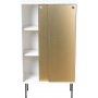 Volume skab - Hvid / messing
