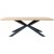 Sky spisebord i eg med krydsben - 200x100 cm