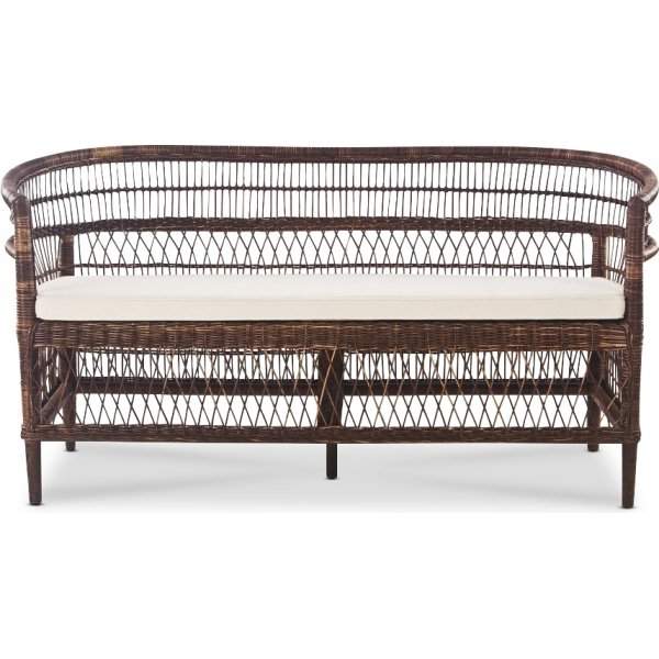 Tranum udendrs sofa i rattan - Brun