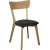 Amino stol - Olieret eg / sort ko-lder + Mbelplejest til tekstiler