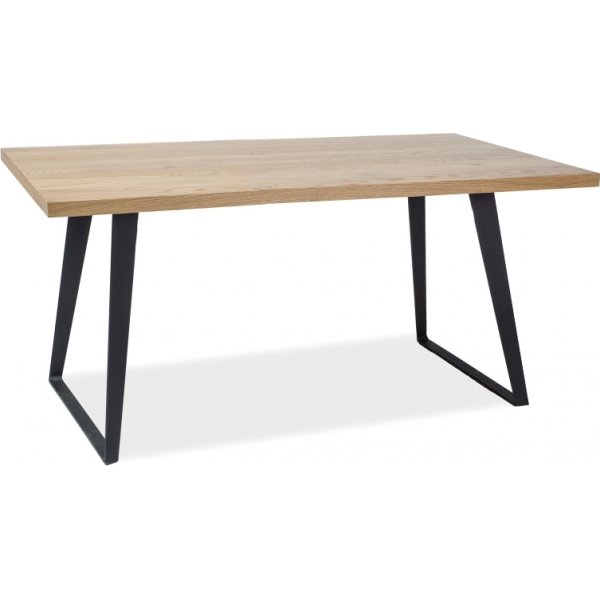 Falcon spisebord 150 cm - Eg/sort