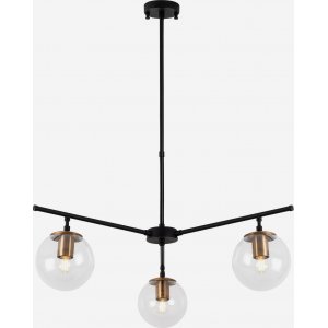 Atlas loftslampe 10246 - Sort/antik