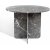 Level rundt spisebord i gr marmor 105 cm