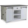 Heritage kkken Skagen - Hvid / brunbejdset finr af egetr