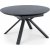 Svimmel rundt spisebord med keramikplade 130x130-180 cm