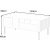 Asensio sofabord 110 x 60 cm - Lysegr/sort