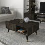 Neno sofabord 90 x 60 cm - Mrkebrunt