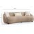 Napoli 3-personers sofa - Cappuccino