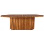 Salt ovalt teak spisebord 220x100 cm - Teak bord