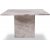 Level sofabord 75x75 cm - Beige marmor