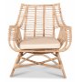Tibble lnestol i rattan - Nature