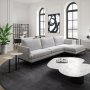 Perle divan sofa - Lysegr