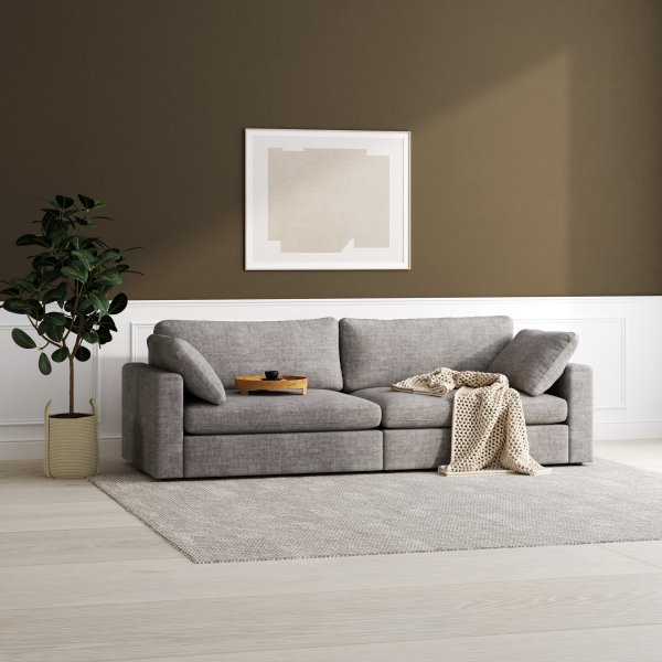 Moby 4-personers sofa 266 cm bred + Mbelfdder
