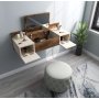 Zakkum toiletbord 100 x 39 cm - Beige/brun