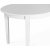 Sandhamn spisebordsst; Ovalt spisebord med 6 stk. Castor spisebordsstole i whitewash