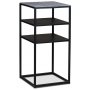 Atlet sort sengebord 70 cm med cementplade
