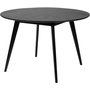Katie rundt spisebord 115 cm - Sortbejdset ask