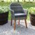 Valetta lænestol - Cement + Møbelpleje til udendørsmøbler