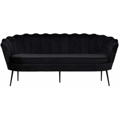 Ballini 3-pers sofa - Sort fljl + Pletfjerner til mbler