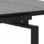 Huddersfield spisebord 160-240 cm - Sort