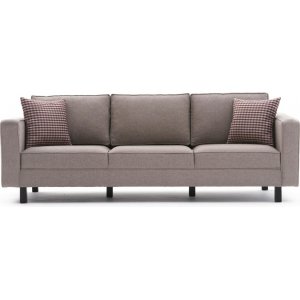 Kale 3-personers sofa - Cremehvidt hr