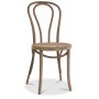 PiPi spisegruppe, rundt spisebord 120 cm inkl. 4 vintage bentwood Stol No18 - Sortbejdset tr