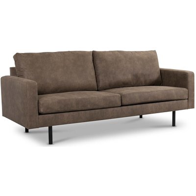 Chicago 2,5-personers sofa 210 cm - Brun vintage (PU)