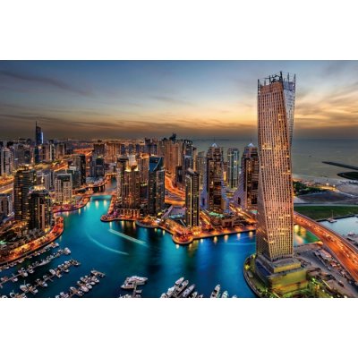 Glasmaleri - Dubai - 120x80 cm