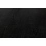 Larache spisebord 110 cm - Sortbejdset eg