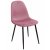 Smokey spisegruppe, spisebord med 4 stk.. Carisma Fljlsstole - Rosa