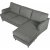 Birmingham Howard divan sofa i grt stof