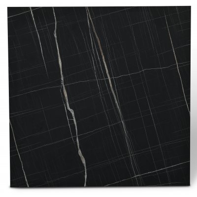 Sintorp spisebord 120 cm - Sort marmor (Eksklusivt laminat) + Mbelplejest til tekstiler