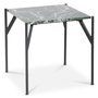 Accent sofabord 50 - Grn marmor / Sort