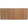 Level sknk med glatte lger B210 cm - Eg