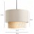 Fotilo loftslampe - Creme