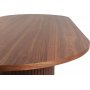 Bianca ovalt spisebord 200x90 cm - Valnd + 4.00 x Servietringe
