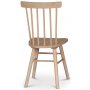 Sintorp spisebordsst, rundt spisebord 115 cm inkl. 4 hvidolierede Orust pindestole - Hvid marmor (Laminat)