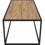 Coruna sofabord Eg/sort - 90 x 50 cm