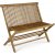 Salt foldbar udendrs sofa - Teak