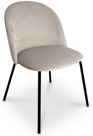 Giovani fljlsstol - Grbeige/Sort