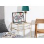 Sengebord Tiffany Inca - Messing / Glas