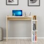 Ruby skrivebord 90,6x46,8 cm - Hvid/eg