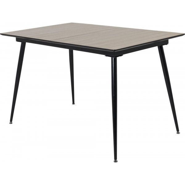 Kkken spisebord 120-160 cm - Natur/sort