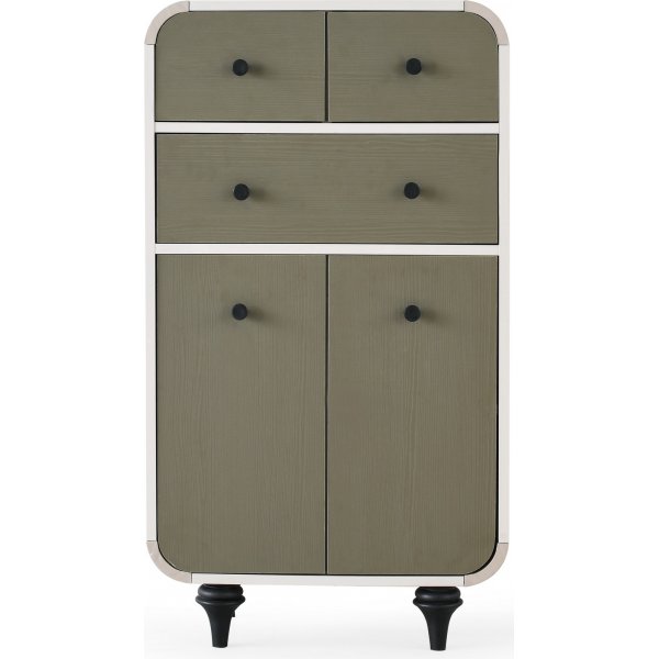 Grdig kommode - Grn/beige