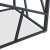 Kosmos sofabord 55 x 55 cm - Gr marmor/sort