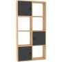 n bogreol - Safir eg/antracit