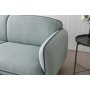 Catta 3-personers sofa med fodskammel - Lysegrn
