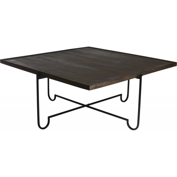 Hoxton brunt sofabord 110 x 110 cm